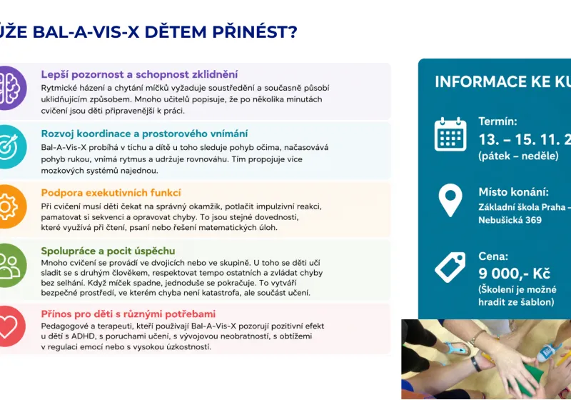 Třídenní kurz "Bal-A-Vis-X ve škole"