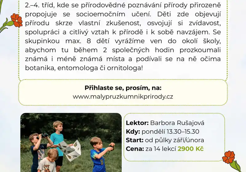 Nabídka kroužků 2026/2027